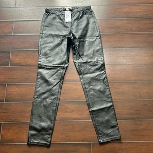 Faux Leather Moto Leggings